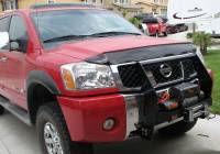 Brush guard that mounts tow hooks on a nissan titan #7