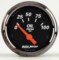 Oil Pressure Gauge with Red Pointer 0-100 PSI