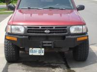 Nissan Pathfinder - custom winch bumper