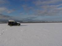 Nissan Xterra - Snow on the beach