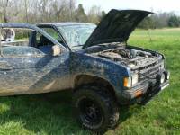 Nissan Hardbody - drying out after swimming