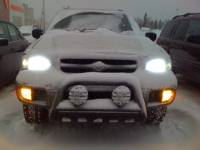 Nissan Pathfinder - first blizzard