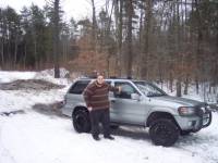 Nissan Pathfinder - Good ol' snow wheeling