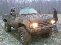 Nissan Hardbody - muddy