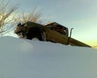 Nissan Hardbody - D21 playin in the snow