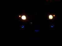 Nissan Frontier - Fog Lights On Blue