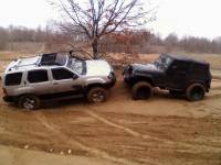 Nissan Xterra - playing with a jeep